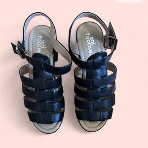 Koi Black Sandals Sleek and Comfortable
